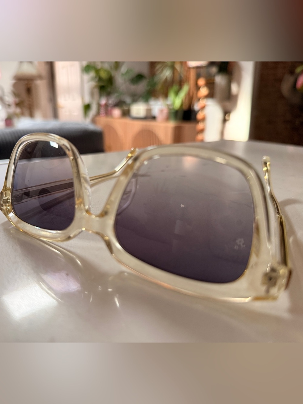 Isabel Marant | Champagne & Gray Smoke Gradient Sunglasses | 56mm | Like New - Picture 5 of 7